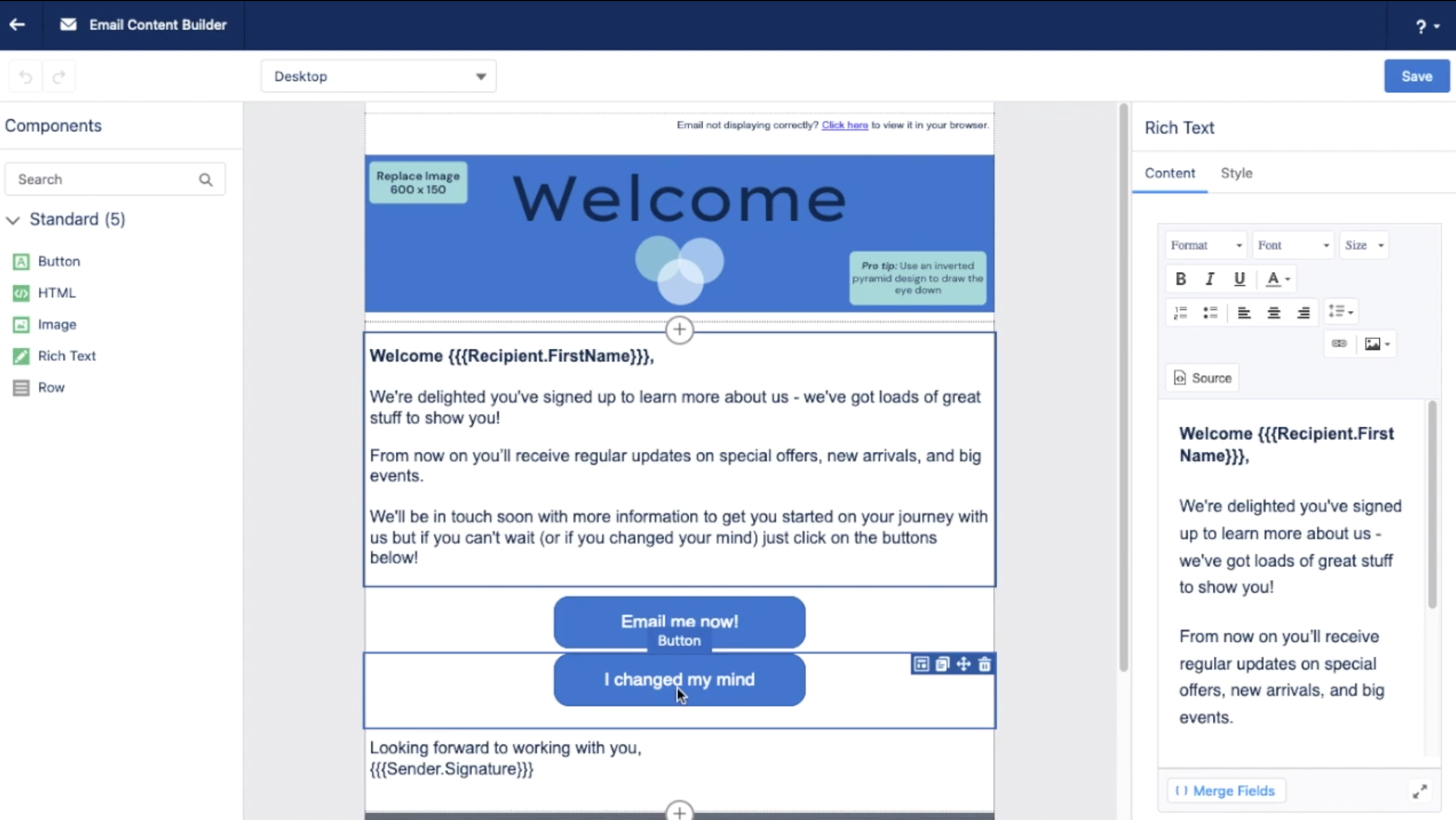 5 Free Pardot Email Templates